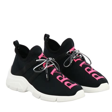 prada sock sneakers womens|Prada slip on sneakers women.